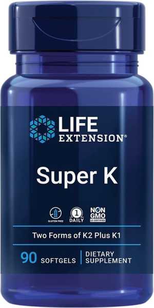 Life Extension, Super K, 90 Weichkapseln