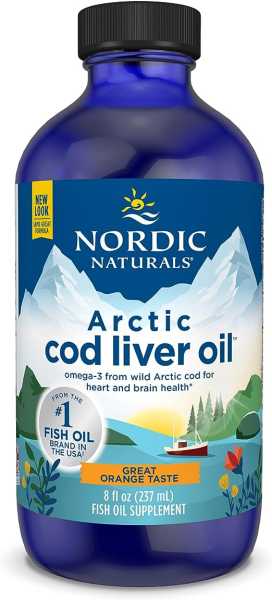 Nordic Naturals, Arctic Cod Liver Oil, 1060mg Omega-3, Orange, 237ml