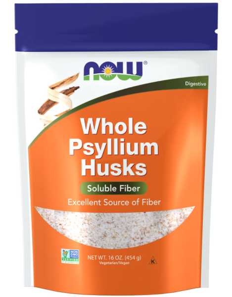 Now Foods, Psyllium Husks, Whole, 16 oz (454g)