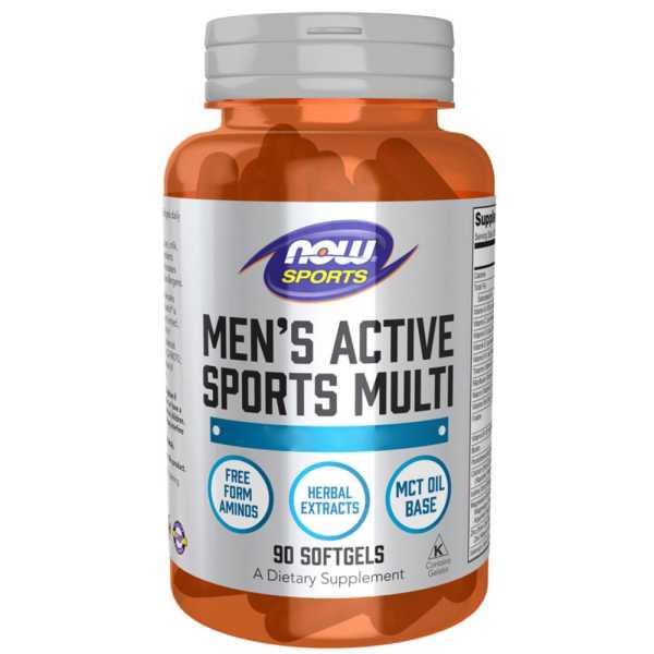 Now Foods, Men's Active Sports Multi, 90 Weichkapseln