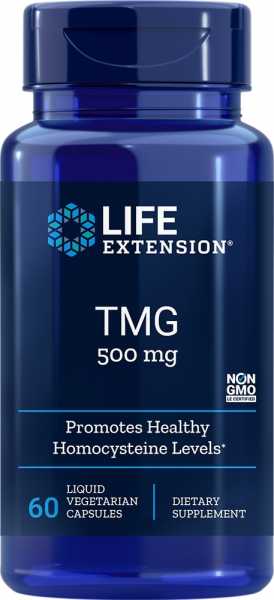 Life Extension, TMG, 500mg, 60 flüssige Kapseln