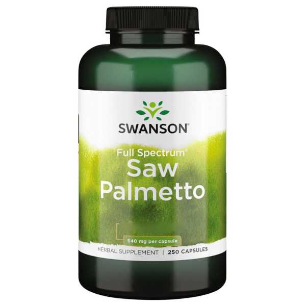 Swanson, Saw Palmetto, 540mg, 250 Kapseln