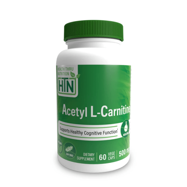 Health Thru Nutrition, ​Acetyl L-Carnitine, 500mg, 60 Kapseln