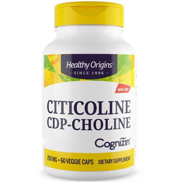 Healthy Origins, Cognizin Citicolin, 250mg, 60 Veg. Kapseln