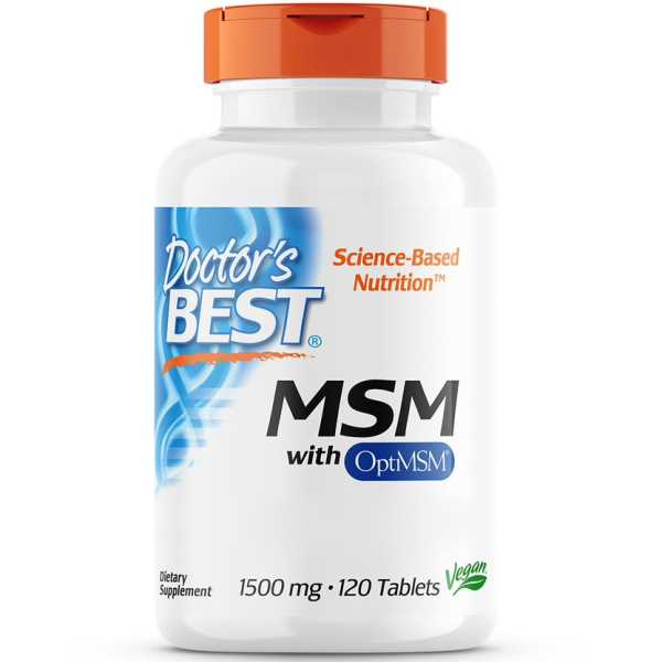 Doctor's Best, MSM, 1500mg, 120 Tabletten