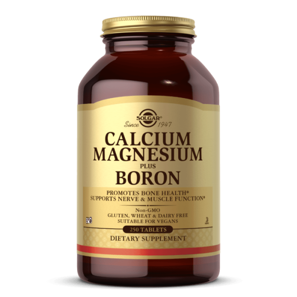 Solgar, Calcium Magnesium Plus Boron, 250 Tabletten
