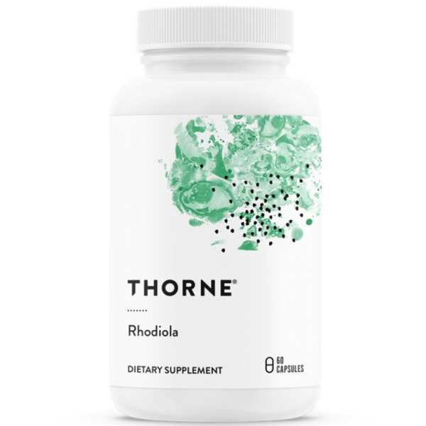 Thorne Research, Rhodiola, 100mg, 60 Kapseln