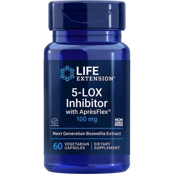 Life Extension, 5-LOX Inhibitor, 100mg, 60 Kapseln