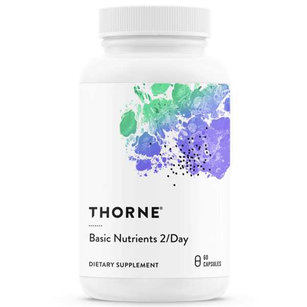 Thorne Research, Basic Nutrients 2 per Day, 60 Kapseln