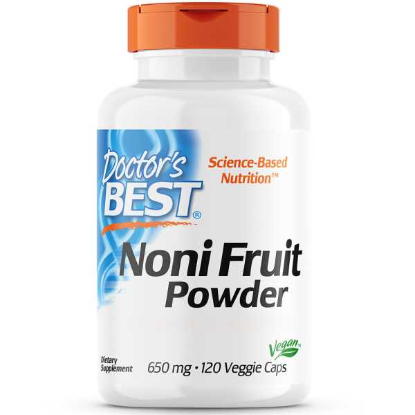 Doctor's Best, Noni Fruit Powder, 650mg, 120 veg. Kapseln