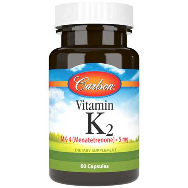 Carlson Labs, Vitamin K2 MK-4, 5mg, 60 Kapseln