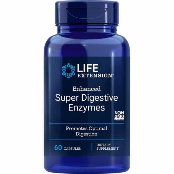 Life Extension, Enhanced Super Digestive Enzymes, 60 Veg. Kapseln