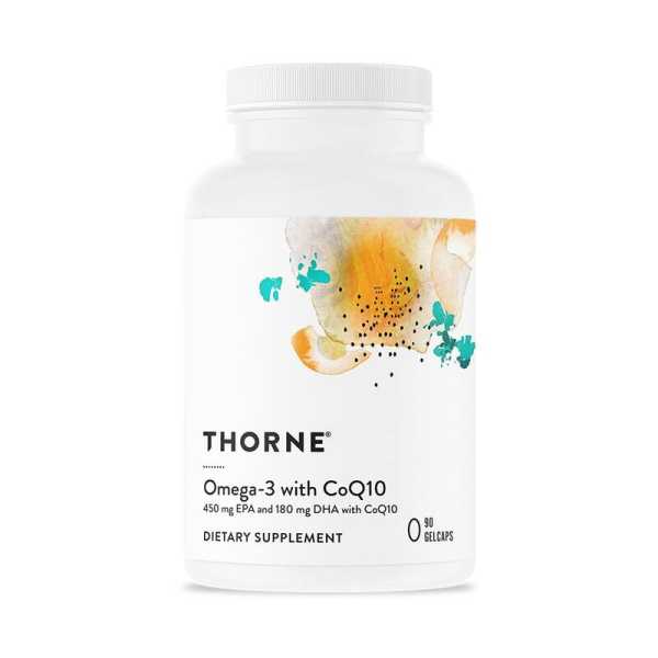 Thorne Research, Omega-3 with CoQ10, 90 Kapseln | Sonderposten