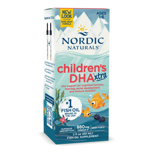 Nordic Naturals, Children's DHA Xtra, DHA für Kinder, Beeren-Punch, 880mg, 60ml