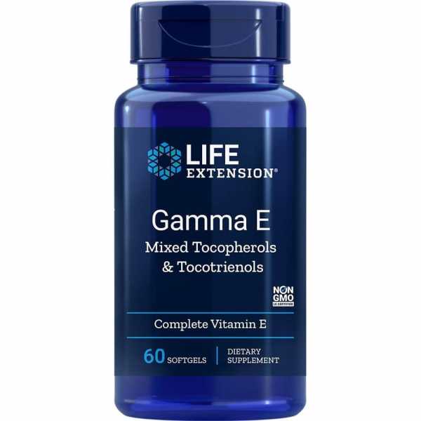 Life Extension, Gamma E, Mixed Tocopherol/Tocotrienols, 60 Weichkapseln