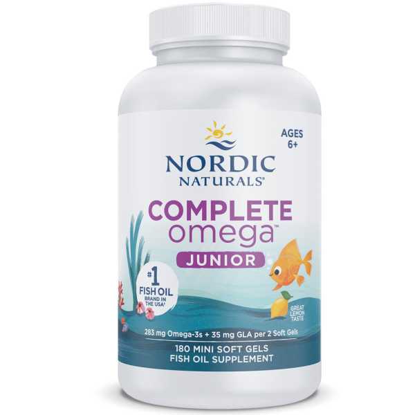 Nordic Naturals, Complete Omega Junior, 180 Mini-Weichkapseln