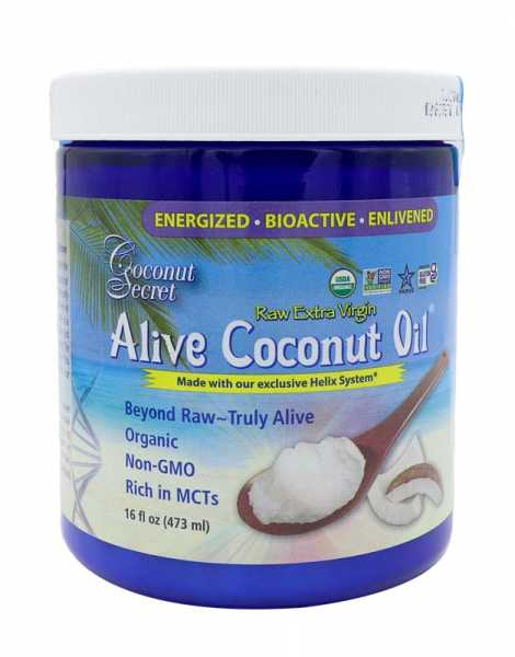 Coconut Secret, Raw Extra Virgin Alive Coconut Oil (Kokosöl), 473ml