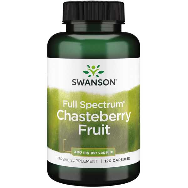 Swanson, Full Spectrum Chasteberry Fruit, 400mg, 120 Kapseln