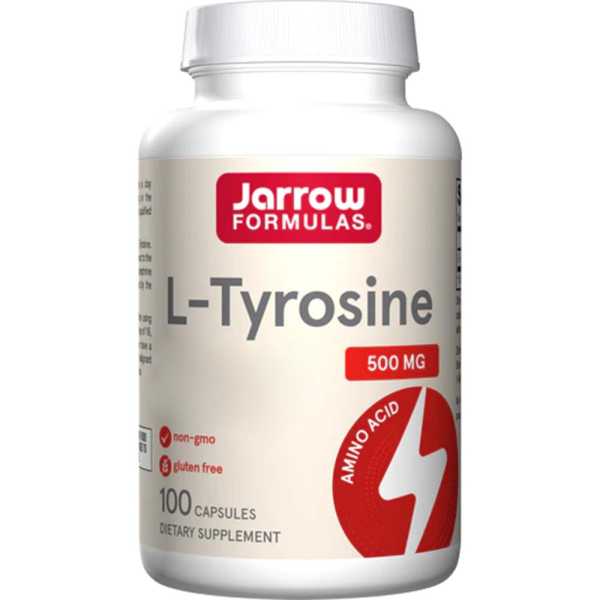 Jarrow Formulas, L-Tyrosine, 500mg, 100 Kapseln