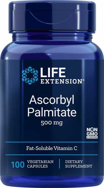Life Extension, Ascorbyl Palmitate, 500mg, 100 Veg. Kapseln