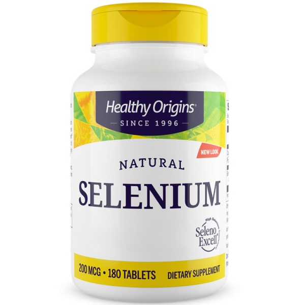Healthy Origins, Natural Selenium, 200mcg, 180 Tabletten