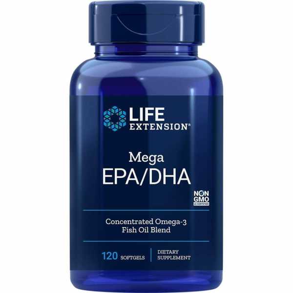 Life Extension, Mega EPA/DHA, 120 Weichkapseln