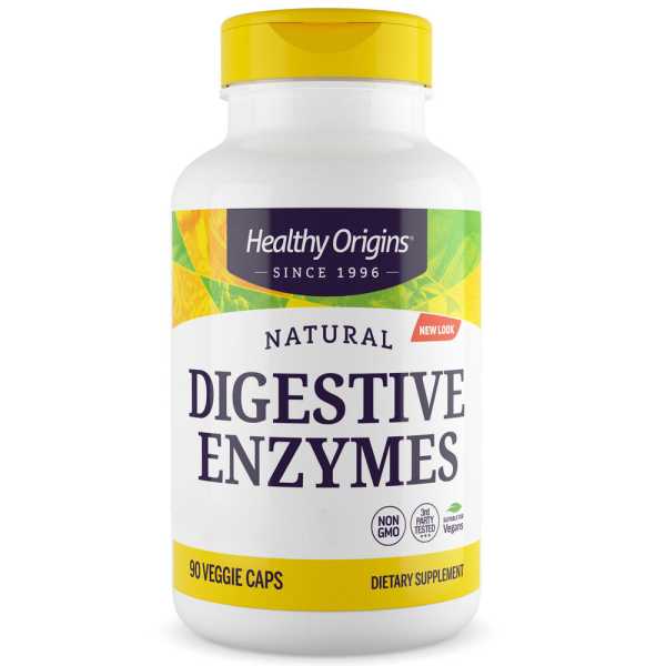 Healthy Origins, Digestive Enzymes Broad Spectrum, 90 Kapseln