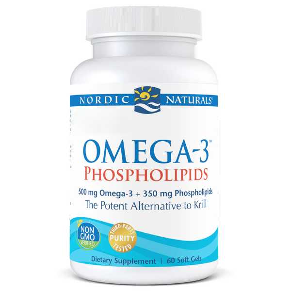 Nordic Naturals, Omega-3 Phospholipids, 60 Weichkapseln