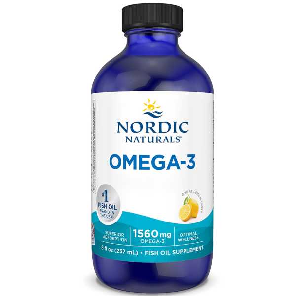 Nordic Naturals, Omega-3 mit Zitronengeschmack, 1560mg, 237ml