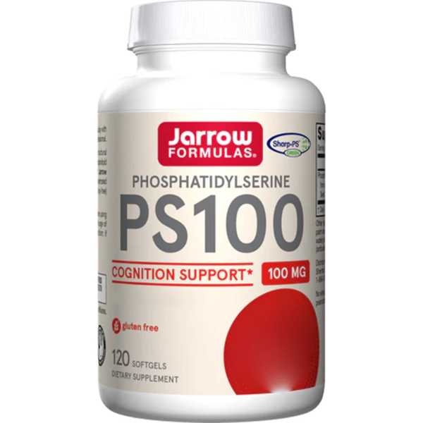 Jarrow Formulas, PS100 (Phosphatidylserine), 100mg, 120 Weichkapseln