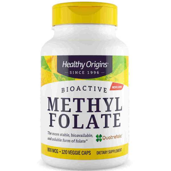 Healthy Origins, Methyl Folate, 800mcg, 120 Kapseln