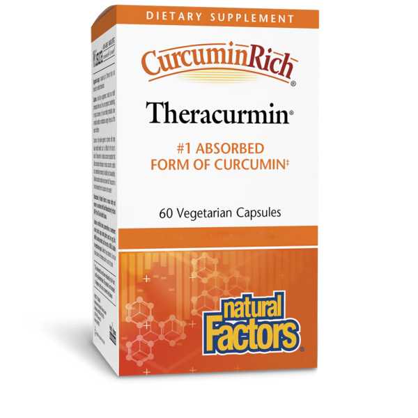 Natural Factors, CurcuminRich™, Theracurmin®, 60 Veg. Kapseln