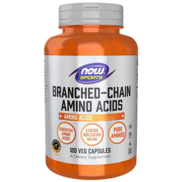 Now Foods, Branched-Chain Amino Acids BCAA, 120 vegane Kapseln