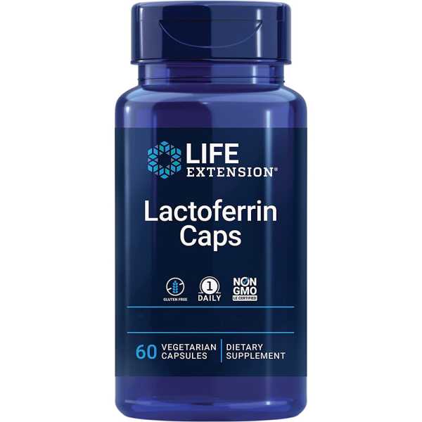 Life Extension, Lactoferrin, 60 Kapseln