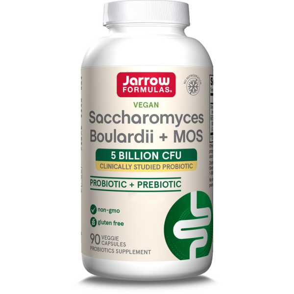Jarrow Formulas, Saccharomyces Boulardii + MOS, 90 Kapseln
