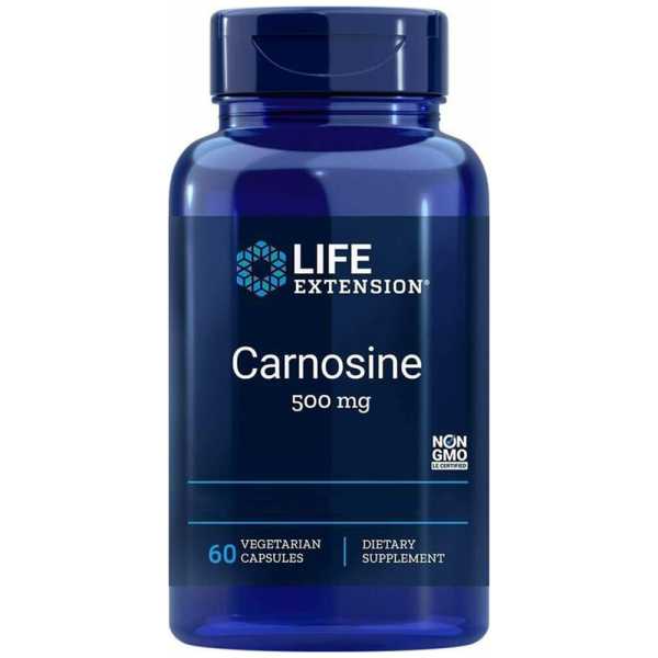 Life Extension, Carnosine, 500mg, 60 Kapseln