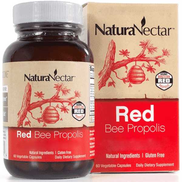 NaturaNectar, Red Bee Propolis, 60 Kapseln