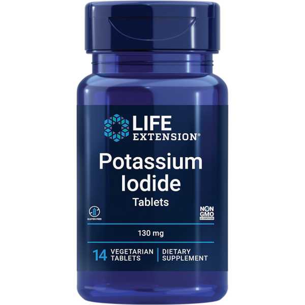 Life Extension, Potassium Iodide, 130mg, 14 Tabletten