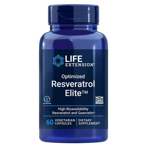 Life Extension, Optimized Resveratrol Elite™, 60 Veg. Kapseln