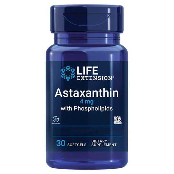 Life Extension, Astaxanthin, 4mg, 30 Weichkapseln
