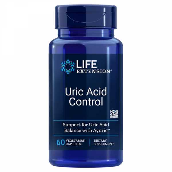 Life Extension, Uric Acid Control, 60 Kapseln
