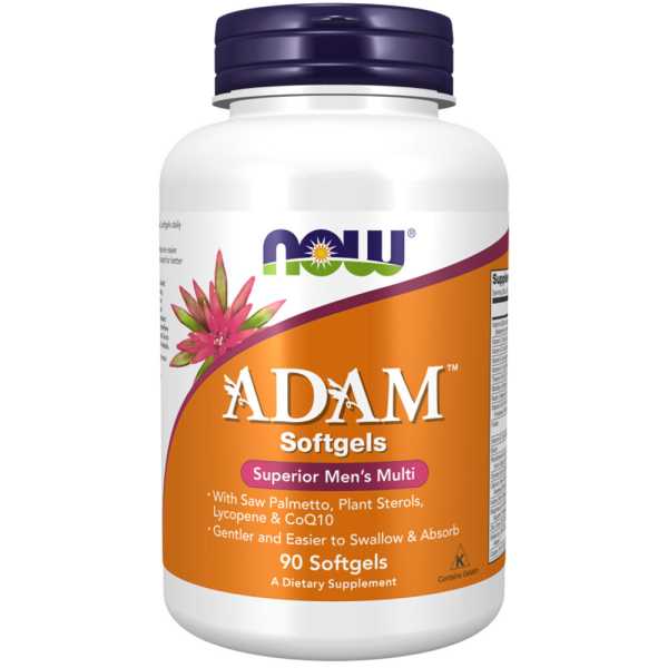 Now Foods, ADAM Multivitamin für Männer, 90 Weichkapseln
