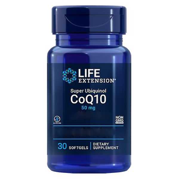 Life Extension, Super Ubiquinol CoQ10, 50mg, 30 Weichkapseln