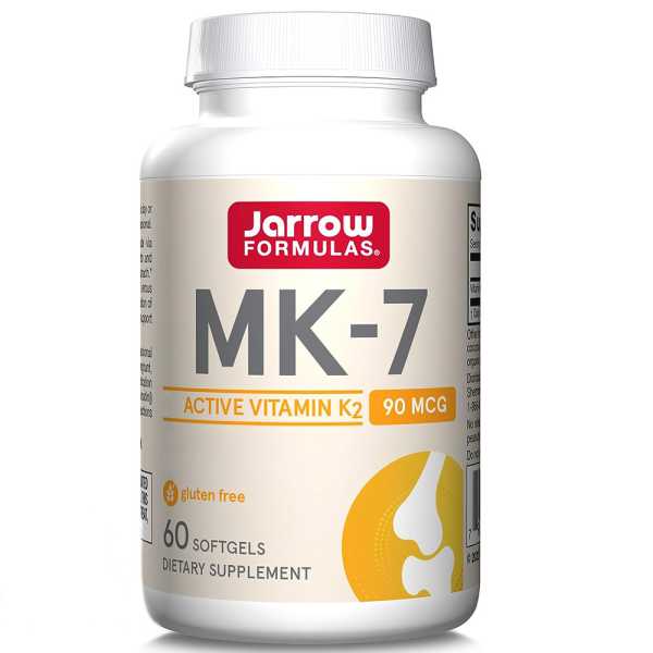 Jarrow Formulas, MK-7 Vitamin K2 as MK-7 Softgels, 90 mcg, 60 Weichkapseln