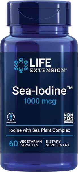 Life Extension, Sea-Iodine, 1000mg, 60 Kapseln