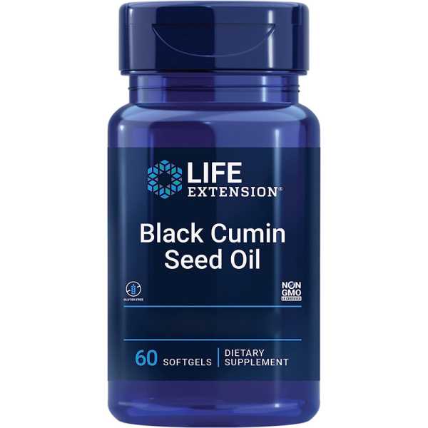 Life Extension, Black Cumin Seed Oil, 60 Kapseln