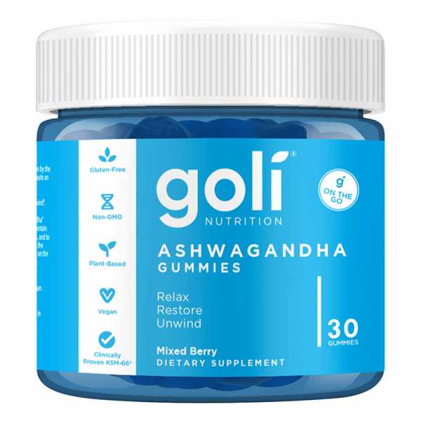 Goli Nutrition, Ashwagandha, 30 Gummies