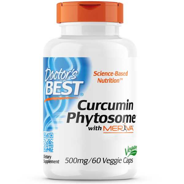 Doctor's Best, Curcumin Phytosome, 500mg, 60 veg. Kapseln