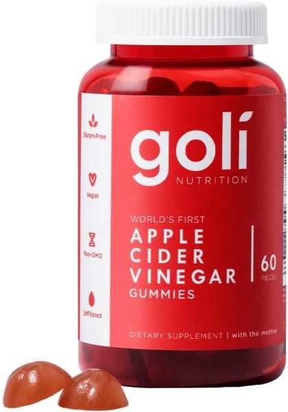 Goli Nutrition, Apple Cider Vinegar, 60 Gummies