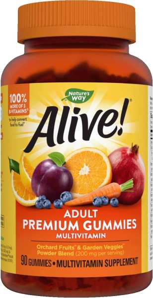 Nature's Way, Alive! Multi-Vitamin, 90 Gummies | Sonderposten
